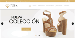 Desktop Screenshot of calzadoinca.com